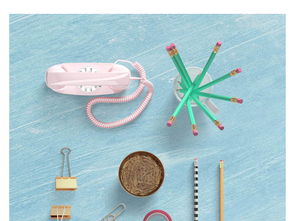 鉛筆辦公文具PNG與PSD素材 高效設計與創意工具包